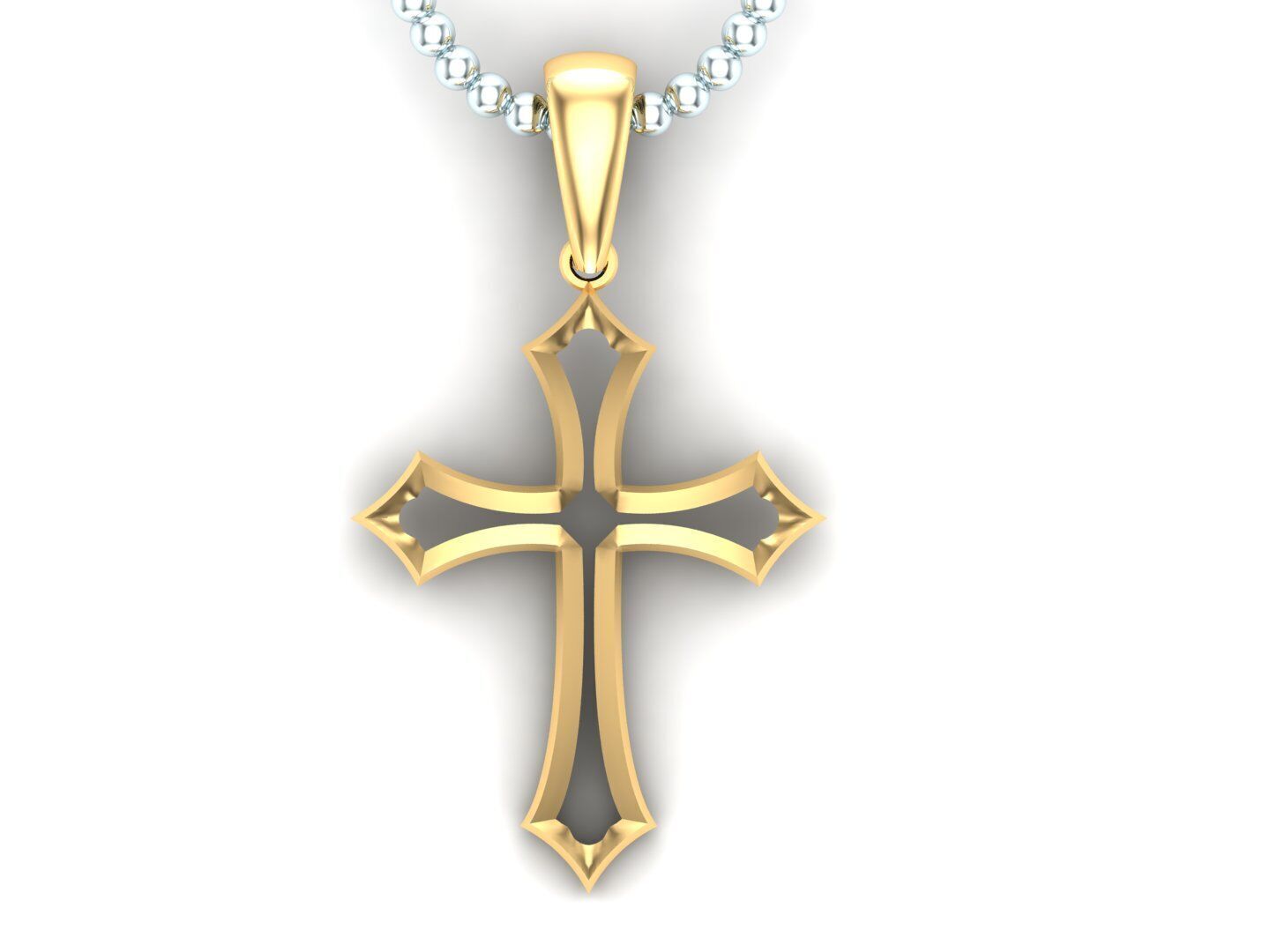 Jesus Christ Pendant CP 42 3D print model_3