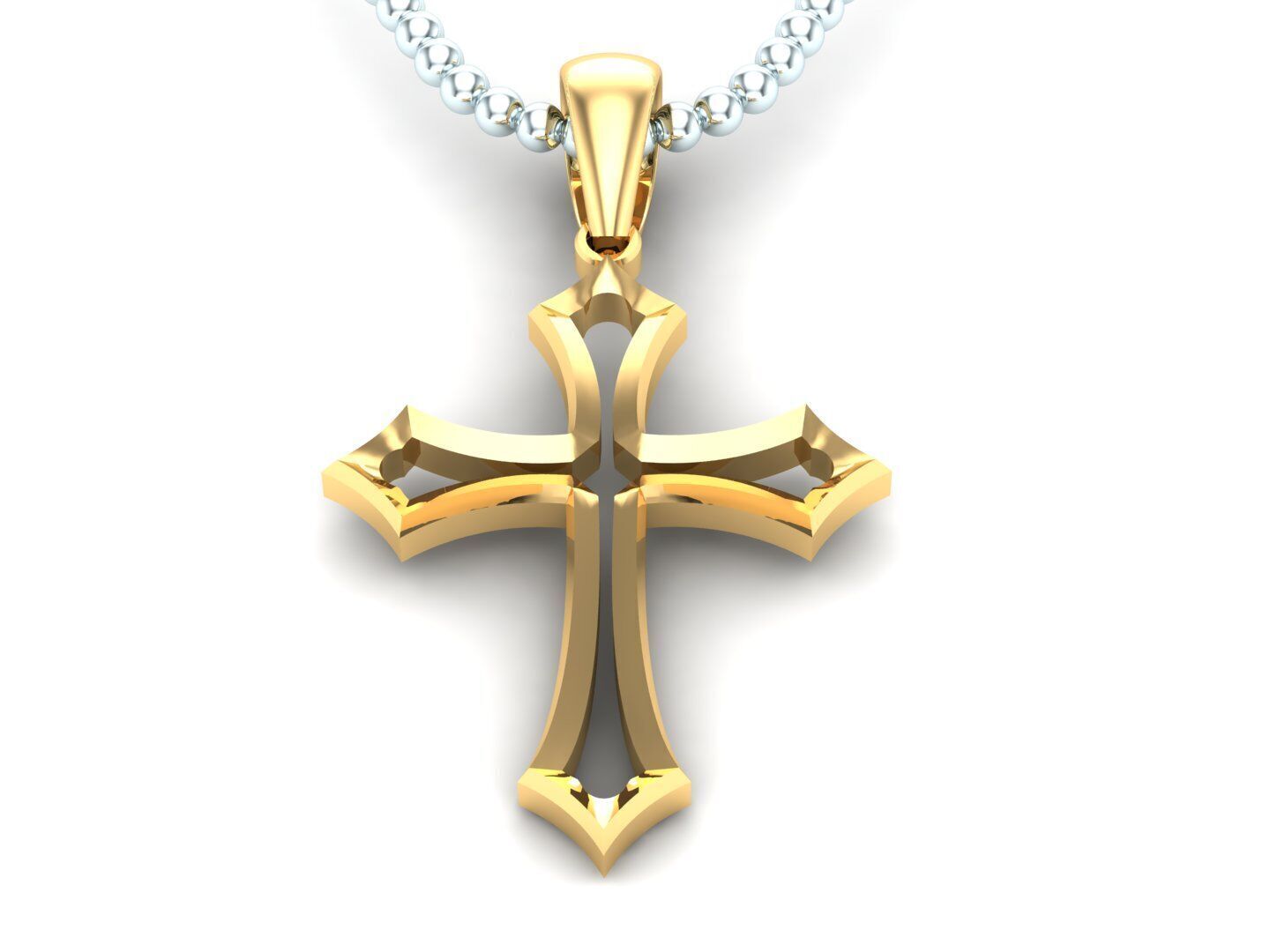 Jesus Christ Pendant CP 42 3D print model_1