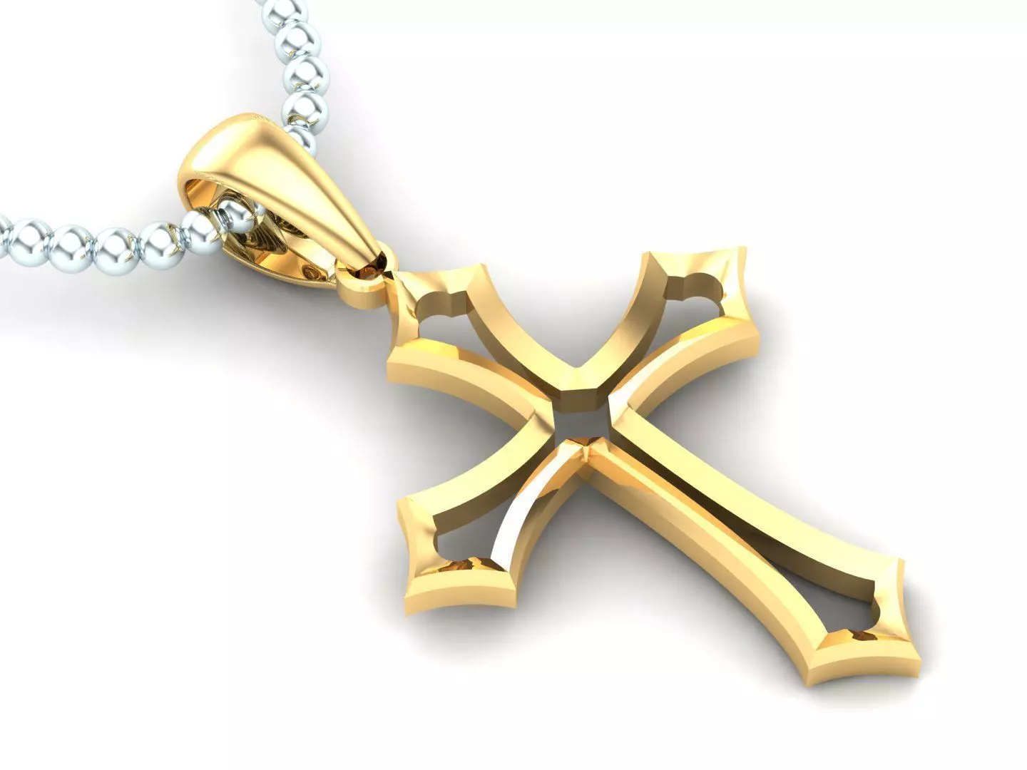 Jesus Christ Pendant CP 42 3D print model_0