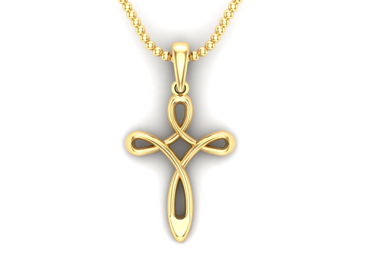 Jesus Christ Pendant CP 39 3D print model_3