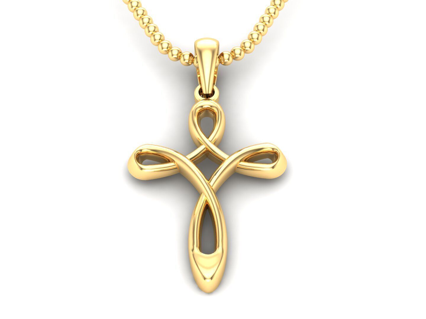 Jesus Christ Pendant CP 39 3D print model_1
