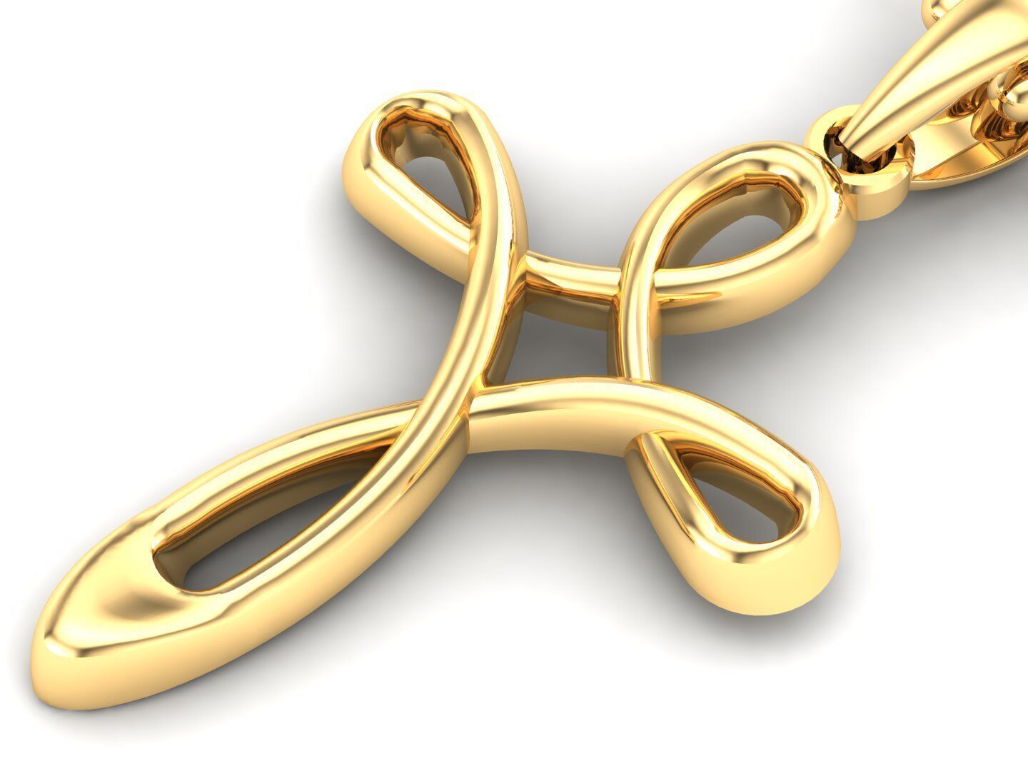 Jesus Christ Pendant CP 39 3D print model_5