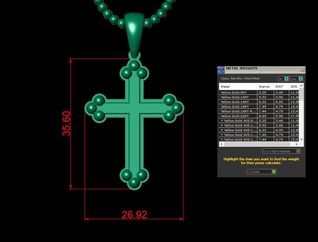 Jesus Christ Pendant CP 34 3D print model_4