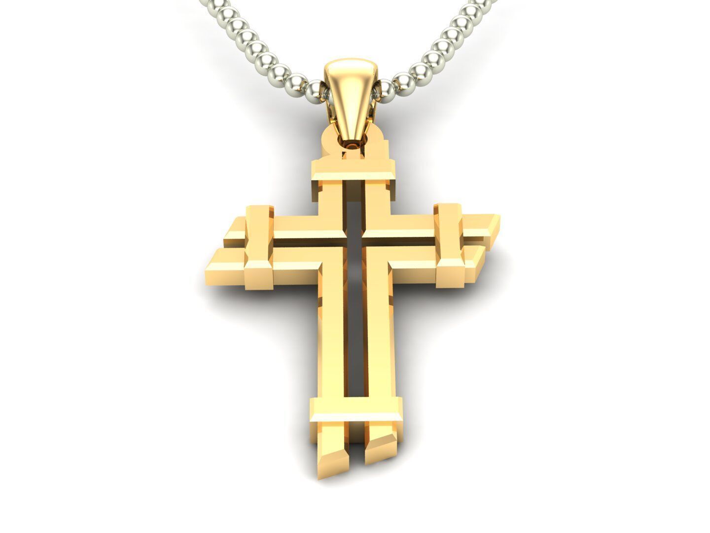 Jesus Christ Pendant CP 31 3D print model_1