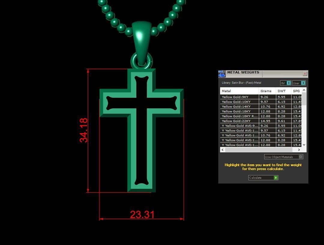 Jesus Christ Pendant CP 25 3D print model_4