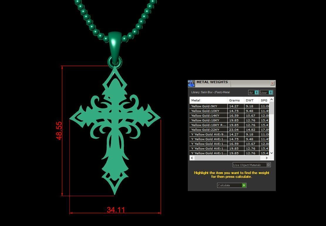 Jesus Christ Pendant CP 13 3D print model_4