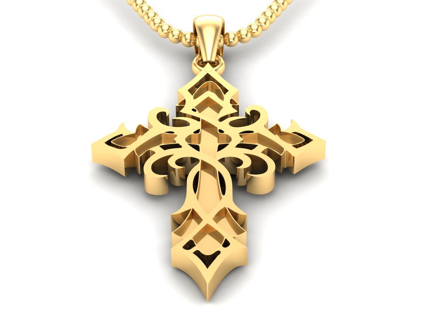 Jesus Christ Pendant CP 13 3D print model_1