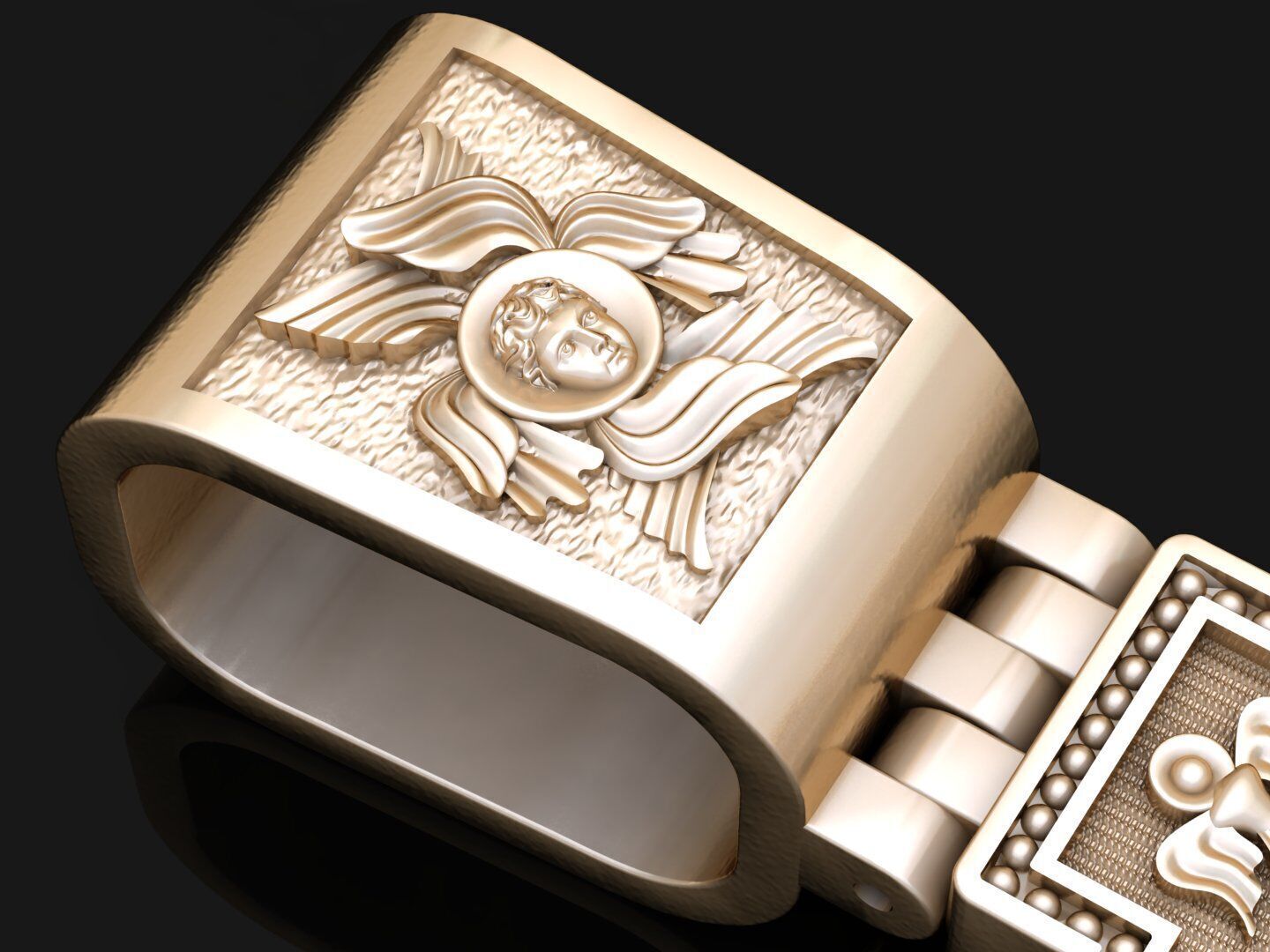 Jesus Christ Pendant CP 1 3D print model_5