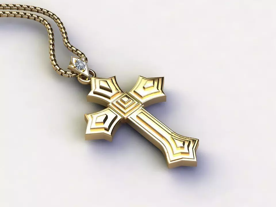 jesus christ pendant 3D print model