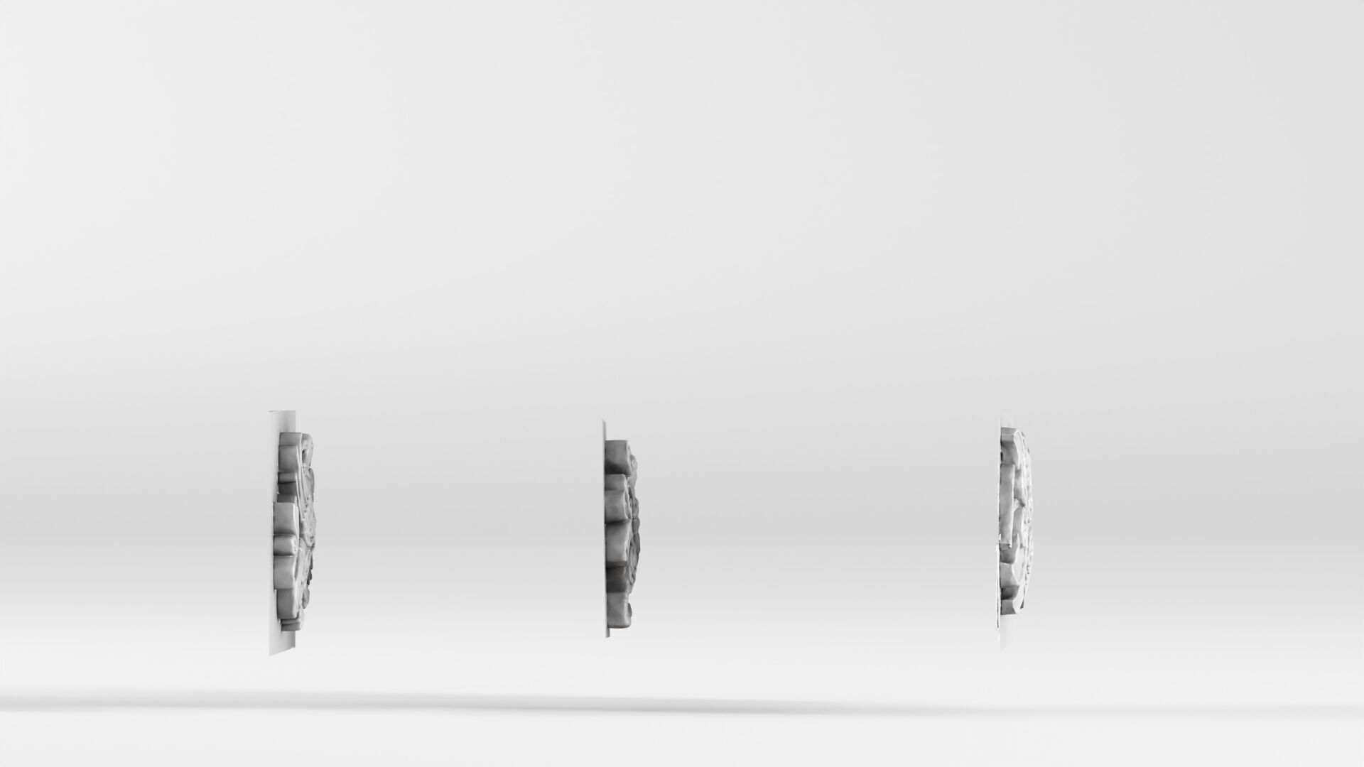 S00089 Set of Ancient Decorative Reliefs 3dp 3D print model_7