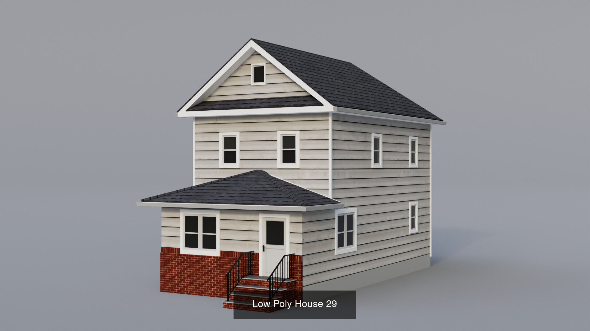 Low Poly House Collection 4  _11