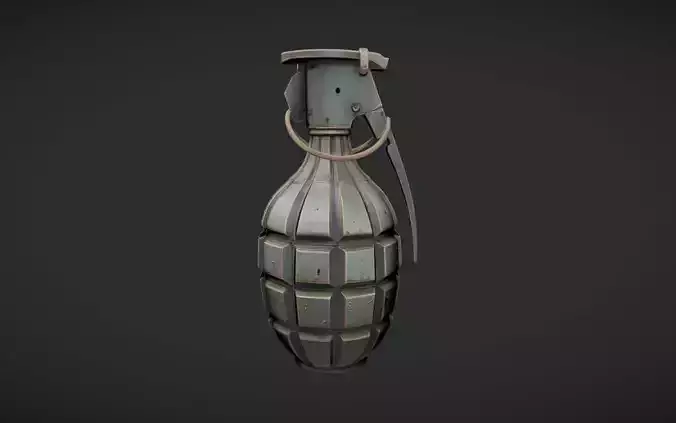 military hand grenade 3D model