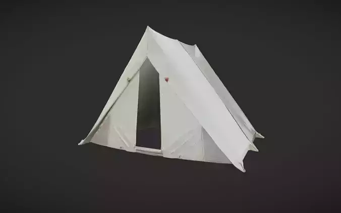 classic A-frame camping tent