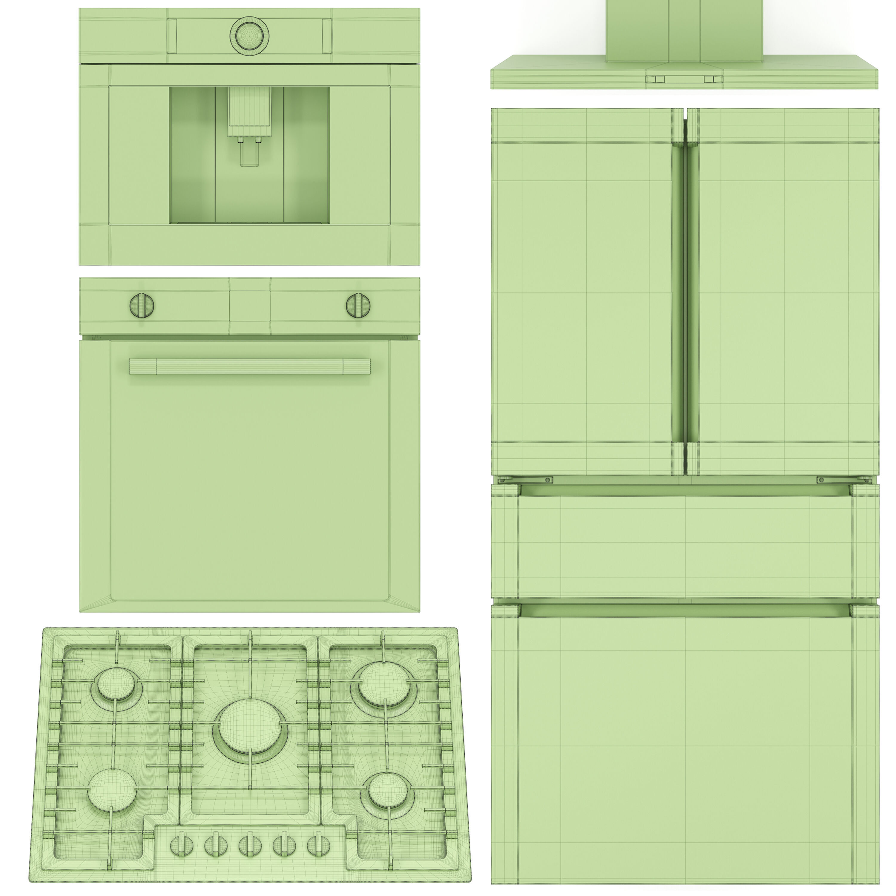 BOSCH kitchen appliance collection 3D model_6