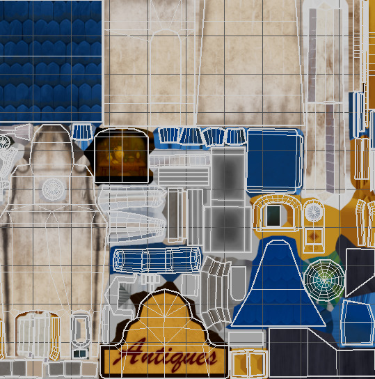 Antiques Shop Low-poly 3D model_8