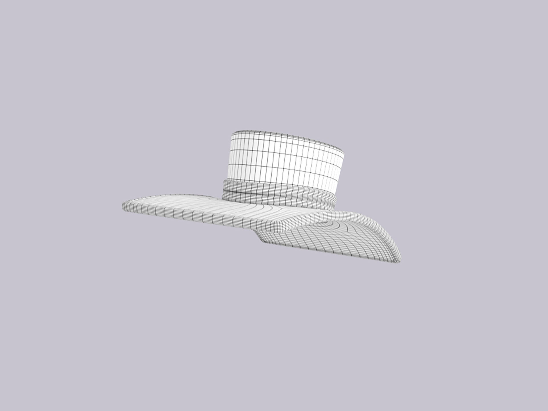 Hat408 3D model_9
