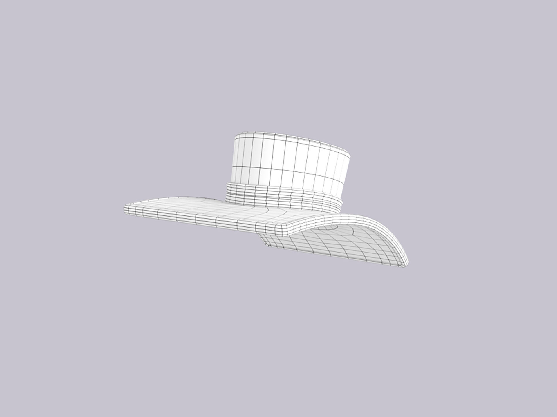 Hat408 3D model_8