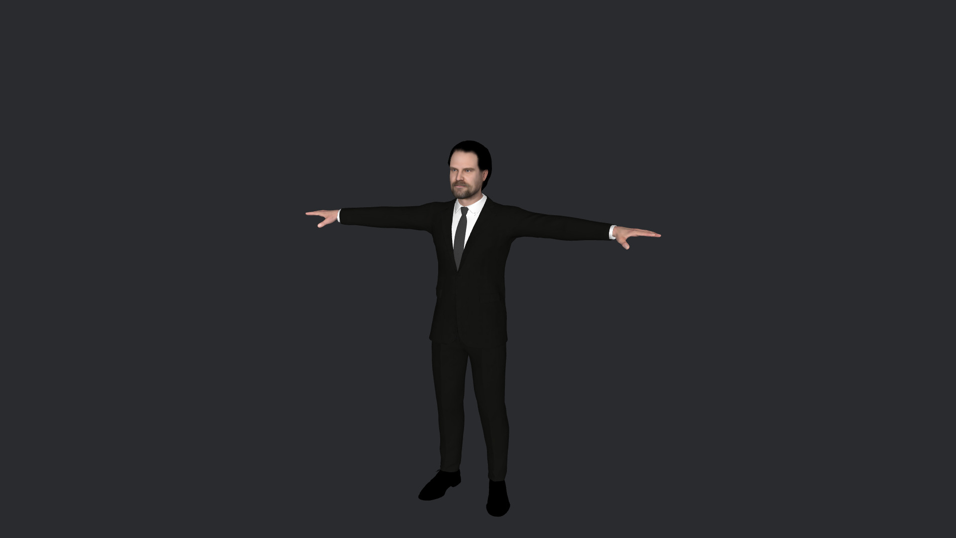 David Harbour Hyper Realistic Full Body Rigged 3D Character 3D model_3