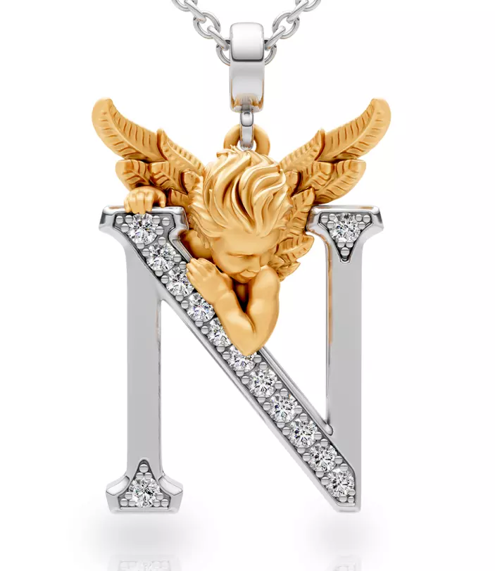 Carrera y Carrera N Pendant 3D print model