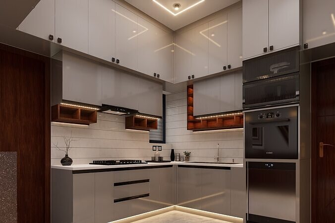 MODULAR KITCHEN 3D model