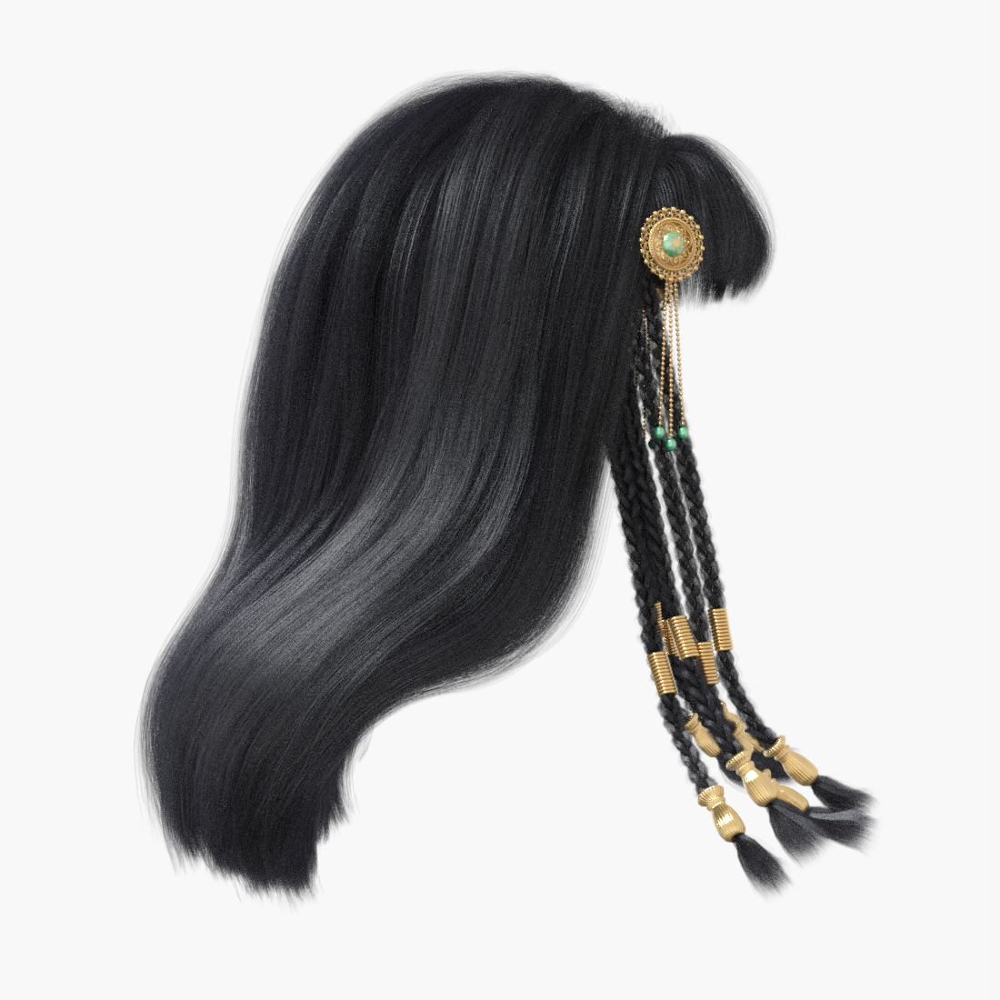 Cleopatra - Queen Of Egypt Rigged Animated Low-poly 3D model_23