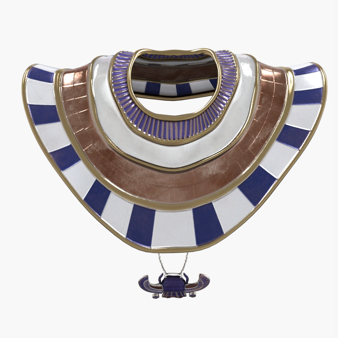 Cleopatra - Queen Of Egypt Rigged Animated Low-poly 3D model_15