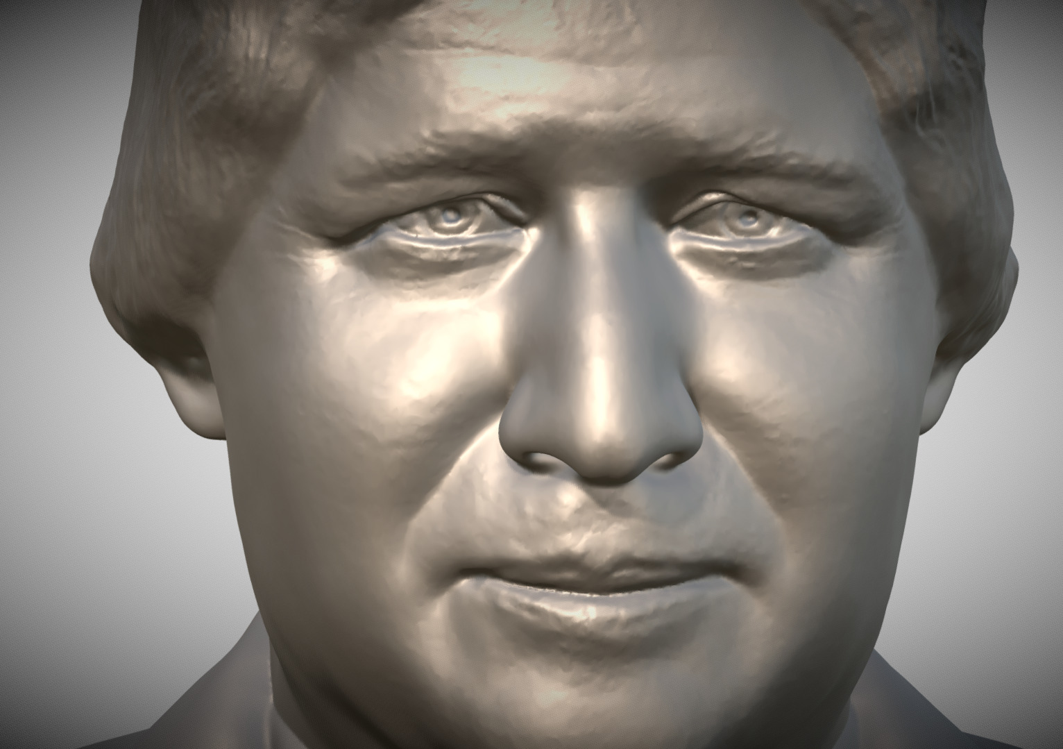 Boris Johnson bust 3D print model_9