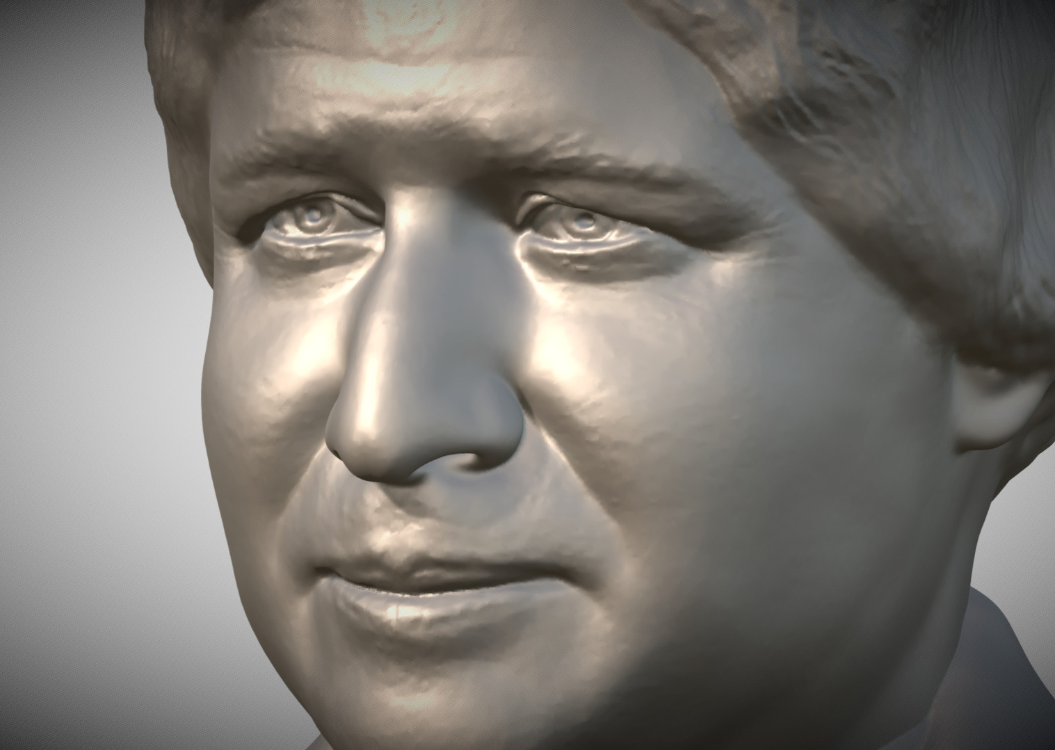 Boris Johnson bust 3D print model_10