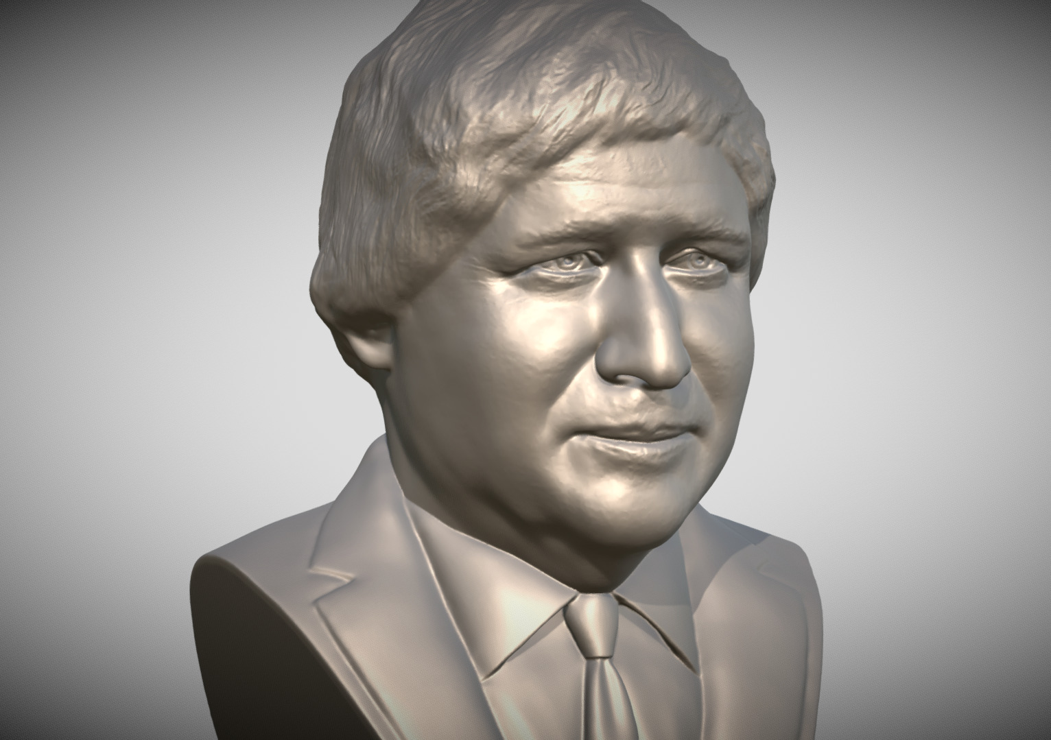Boris Johnson bust 3D print model_7