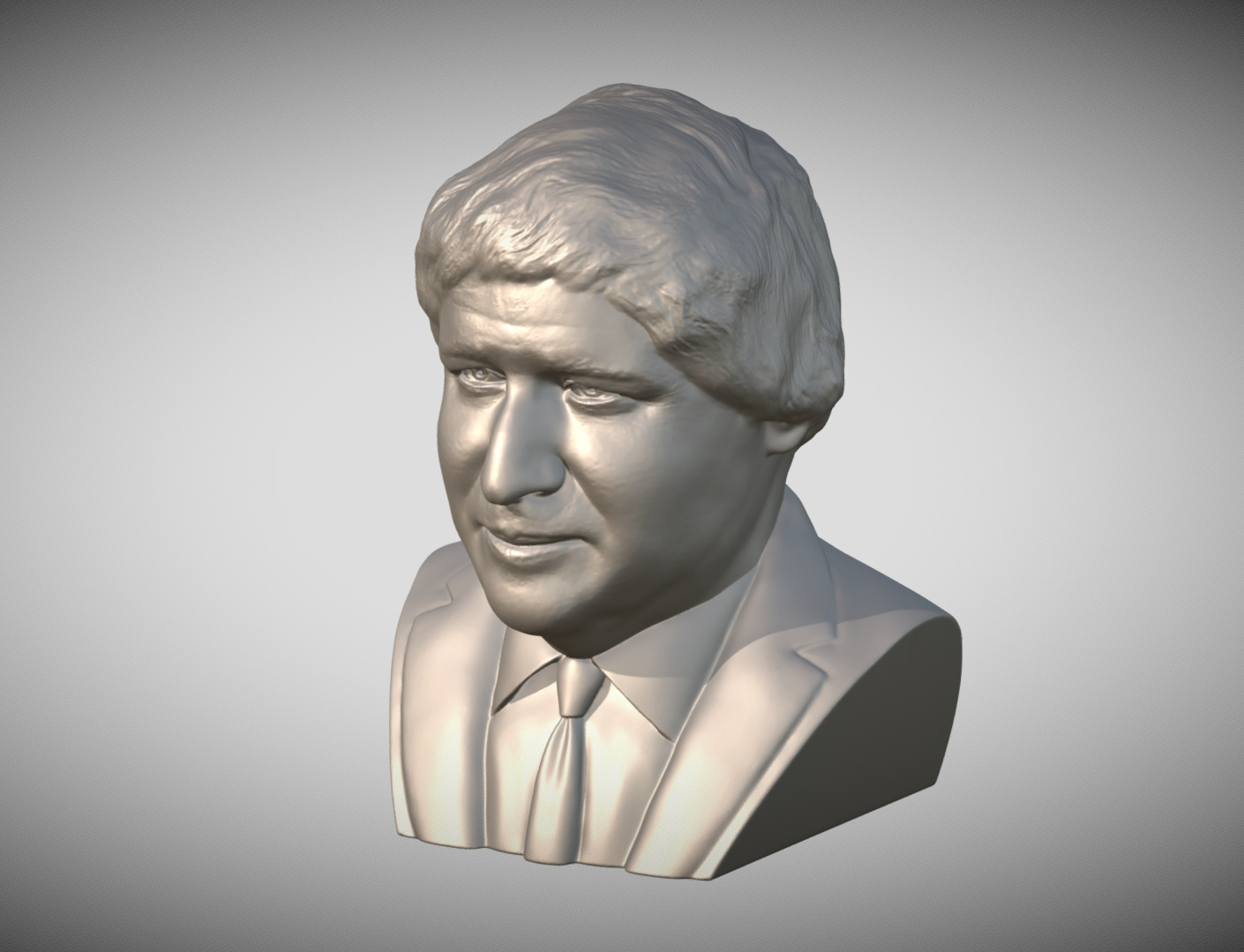 Boris Johnson bust 3D print model_12
