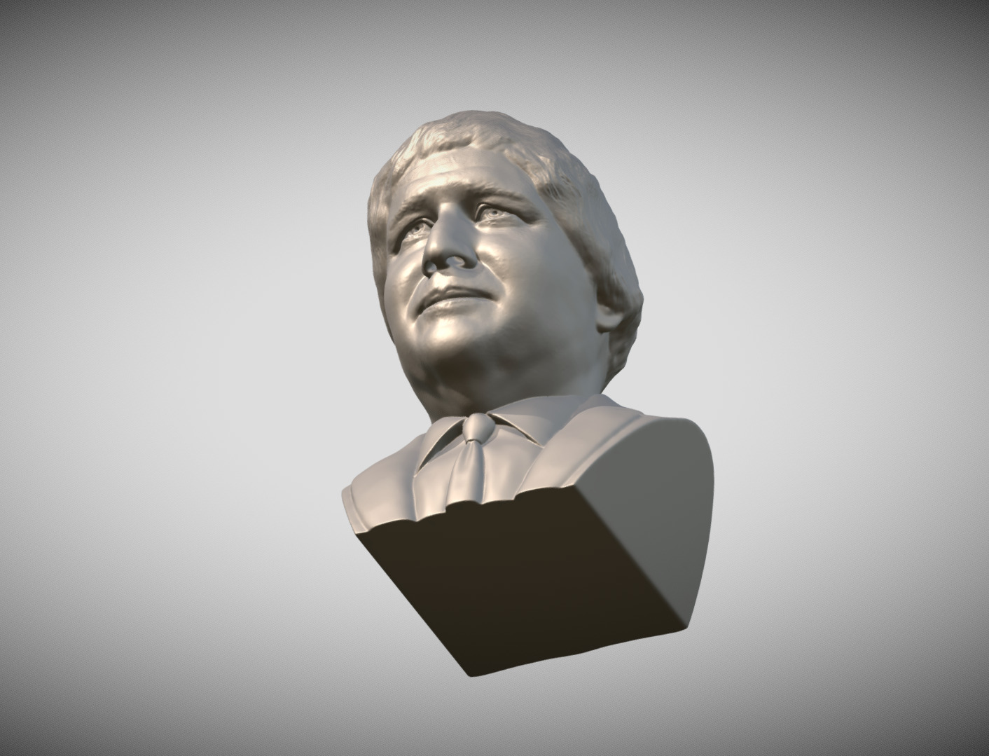 Boris Johnson bust 3D print model_14