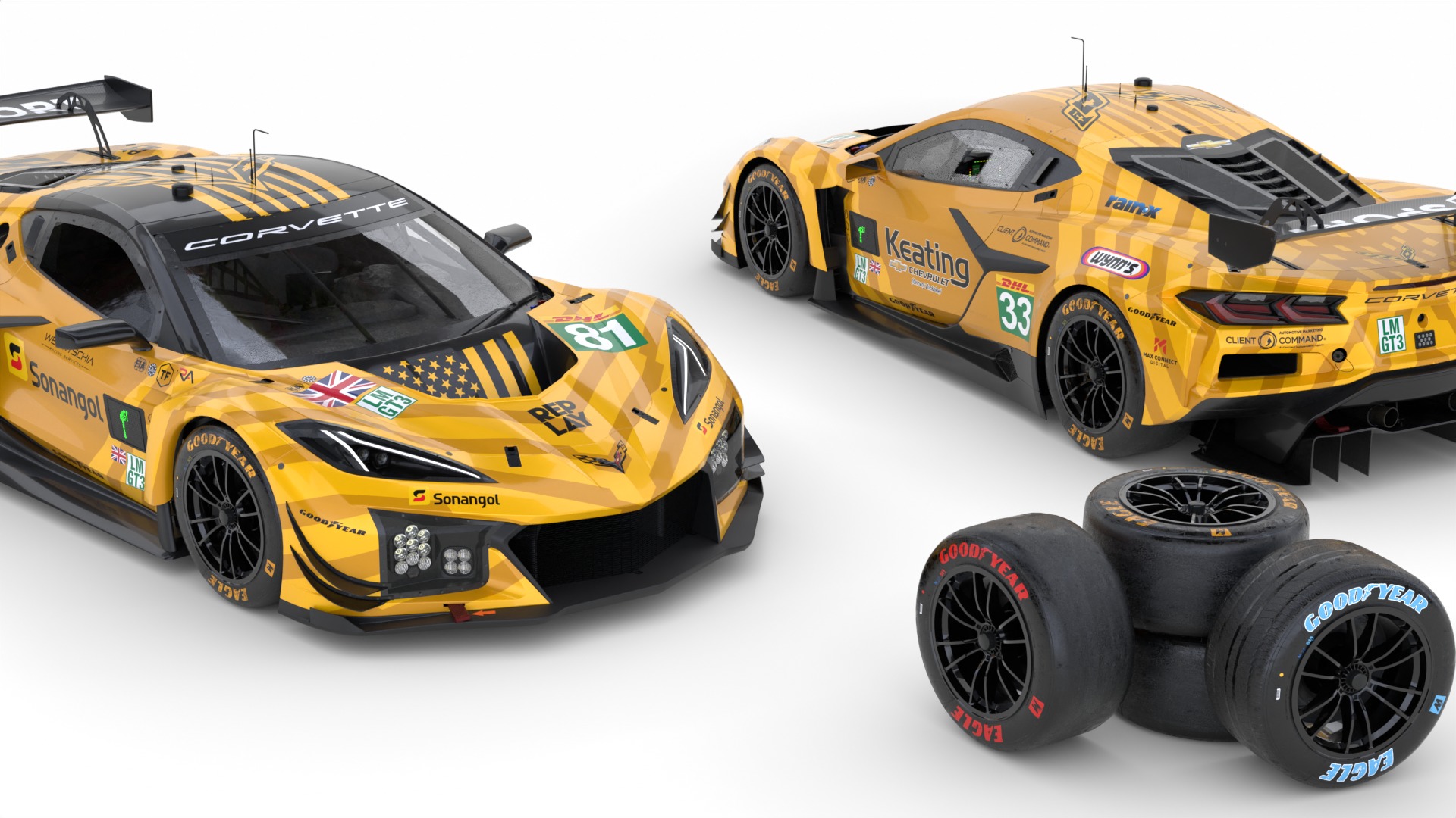 2025 WEC Lmgt3 Pack 3D Model Collection_5