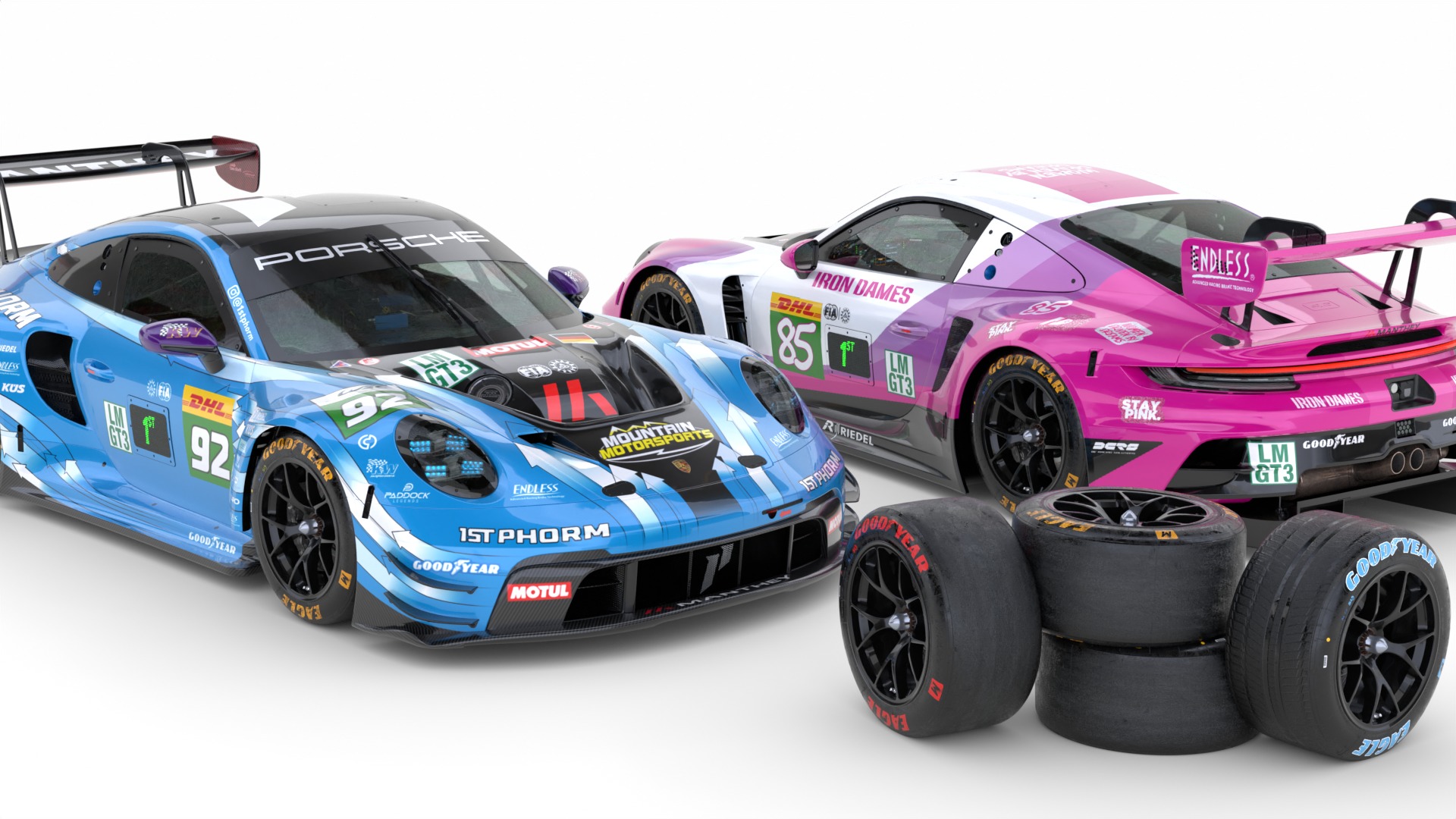 2025 WEC Lmgt3 Pack 3D Model Collection_3