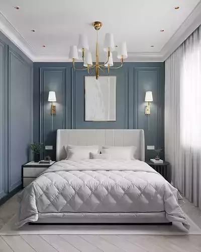 Bedroom Neoclassic    3Ds Max     Corona Render