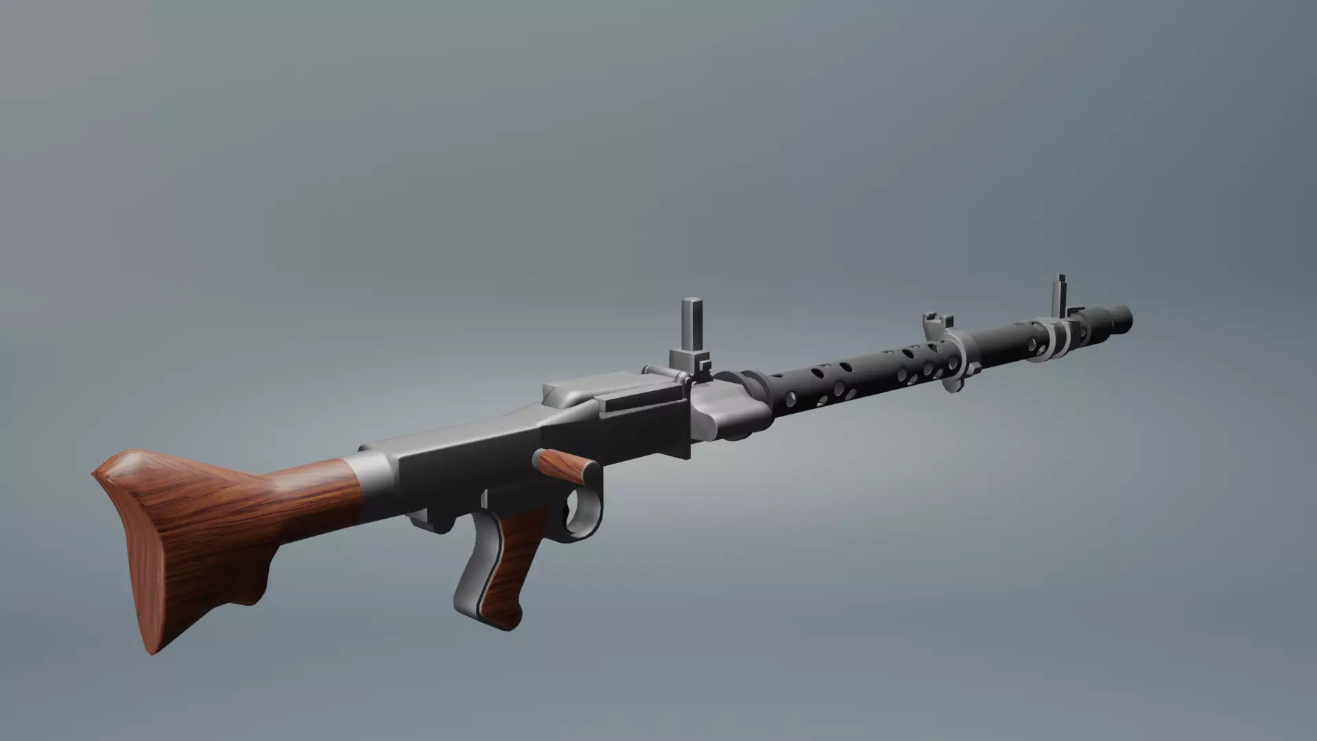 M34 MACHINE GUN 3D model