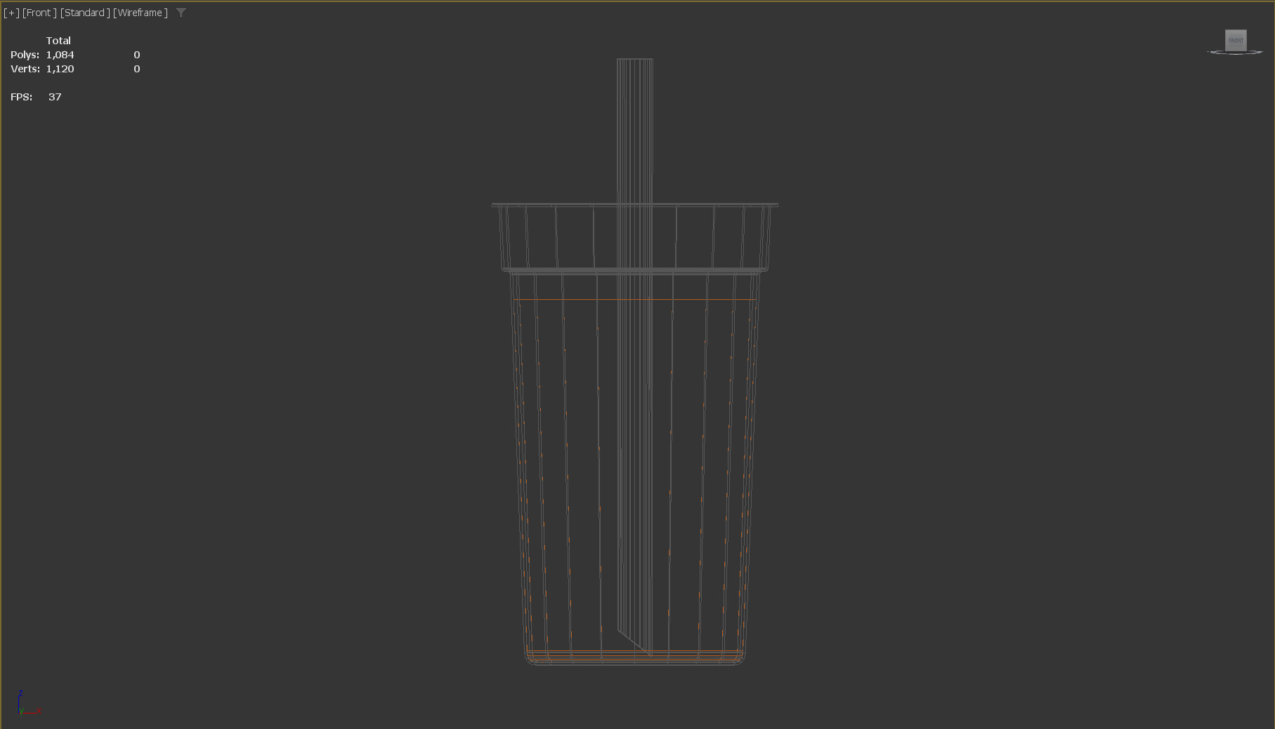 Stylized Low-Poly Pearl Milk Tea Low-poly 3D model_8