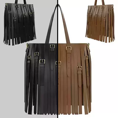 Moschino Multibelts Nappa Shopper