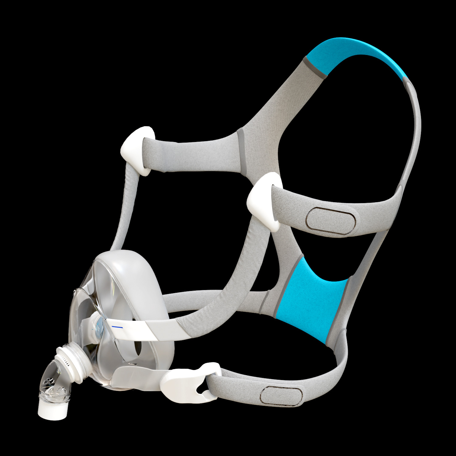 CPAP Oxygen Mask  3D Medical Product Model  Blender Game-Ready 3D model_2