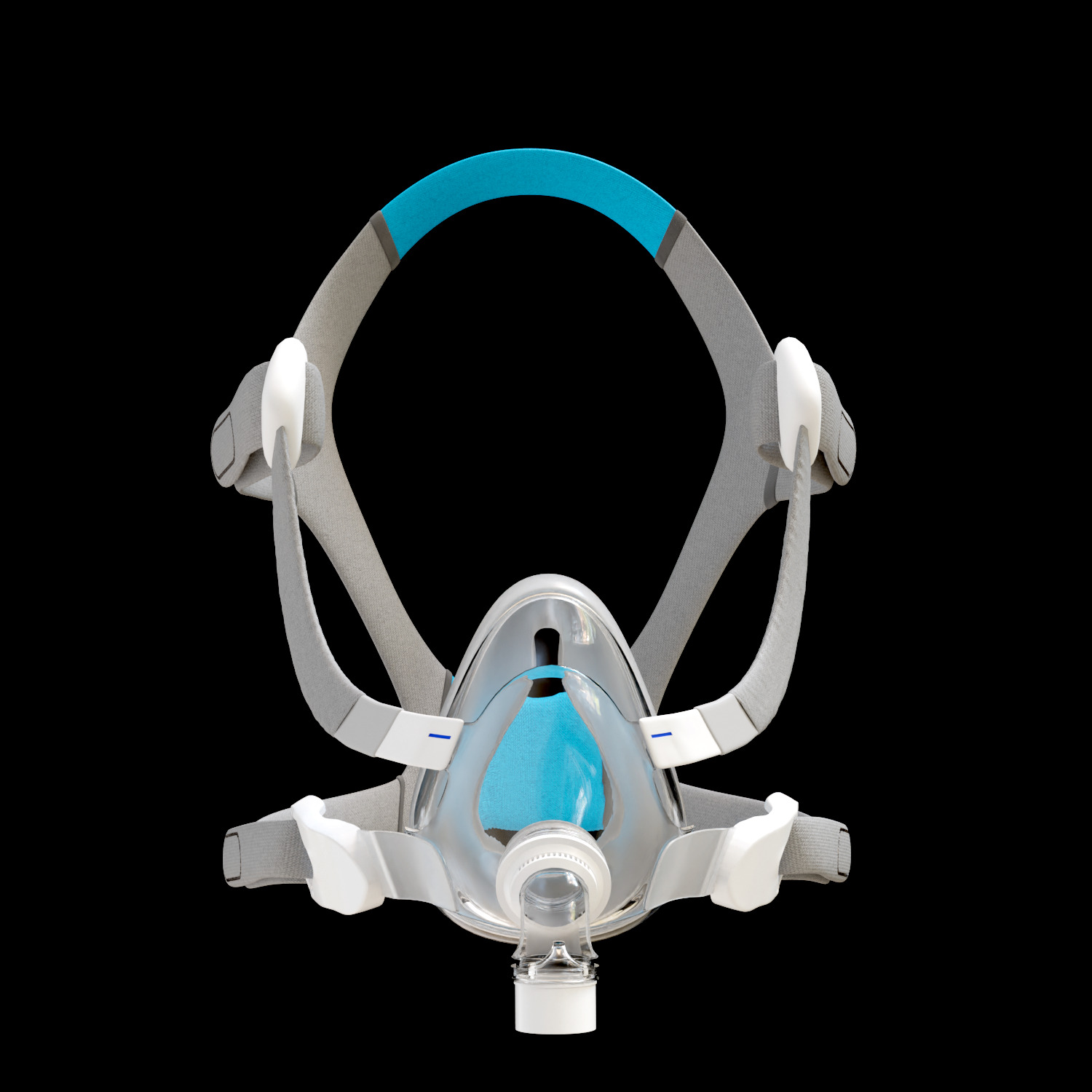 CPAP Oxygen Mask  3D Medical Product Model  Blender Game-Ready 3D model_1