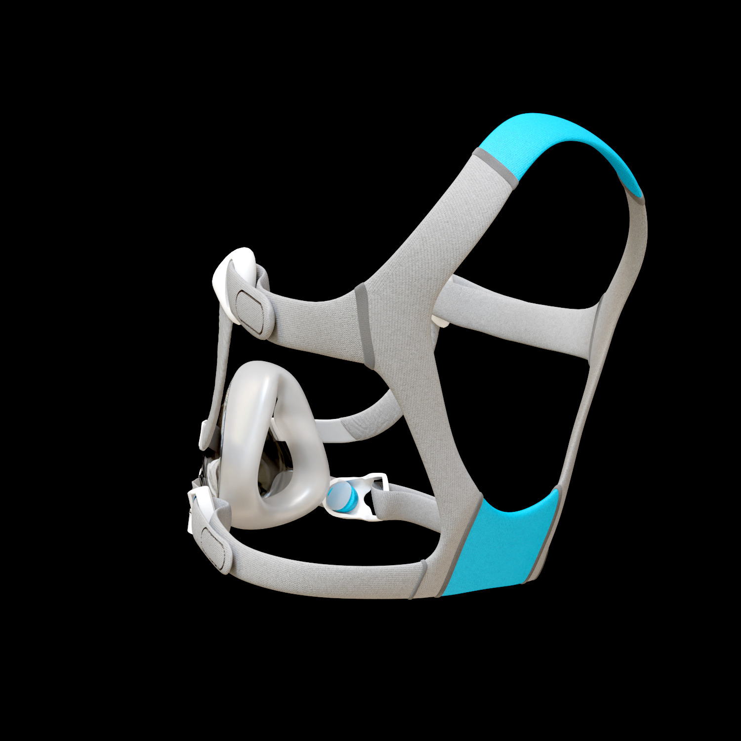 CPAP Oxygen Mask  3D Medical Product Model  Blender Game-Ready 3D model_3