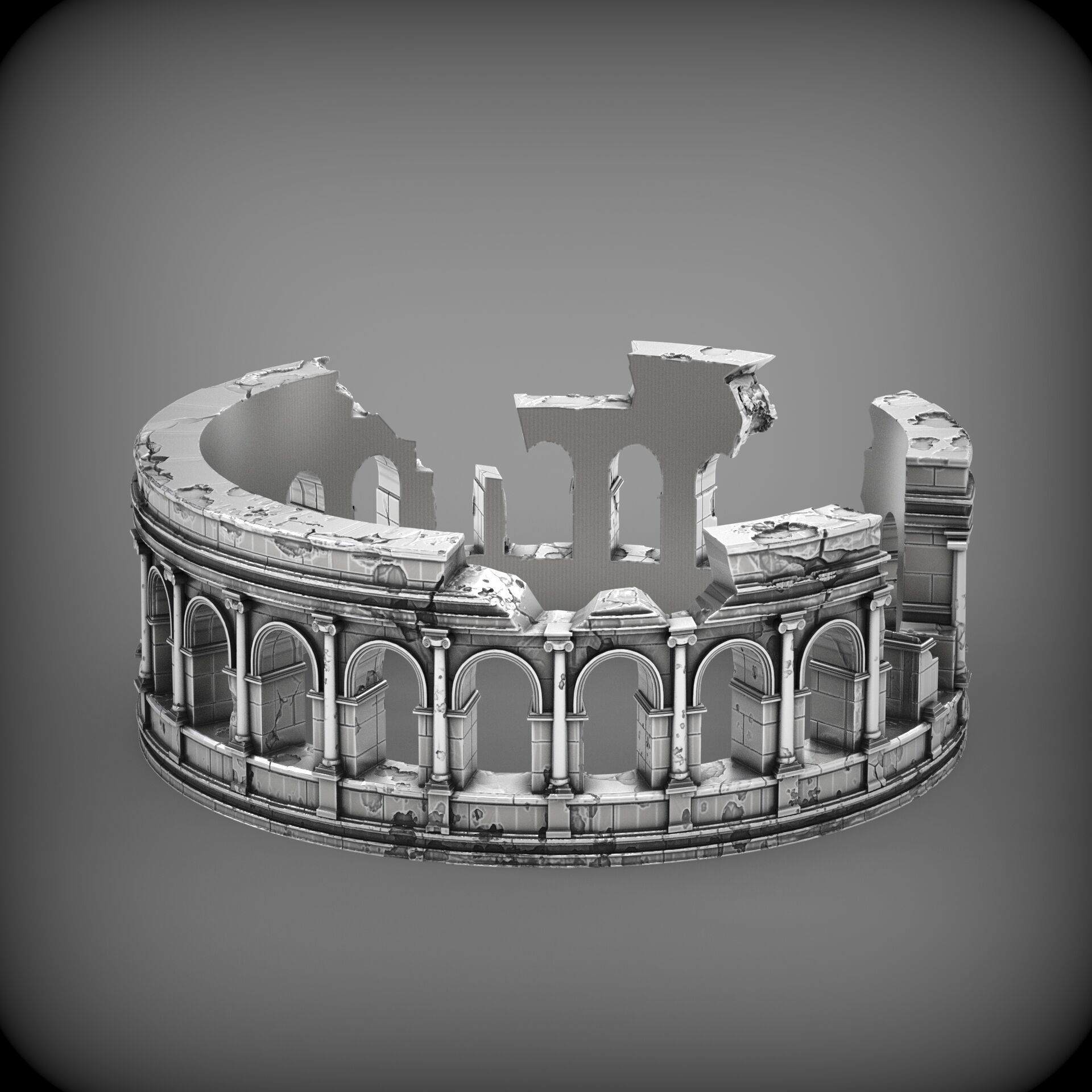Ring Roman Colosseum 3D print model_3