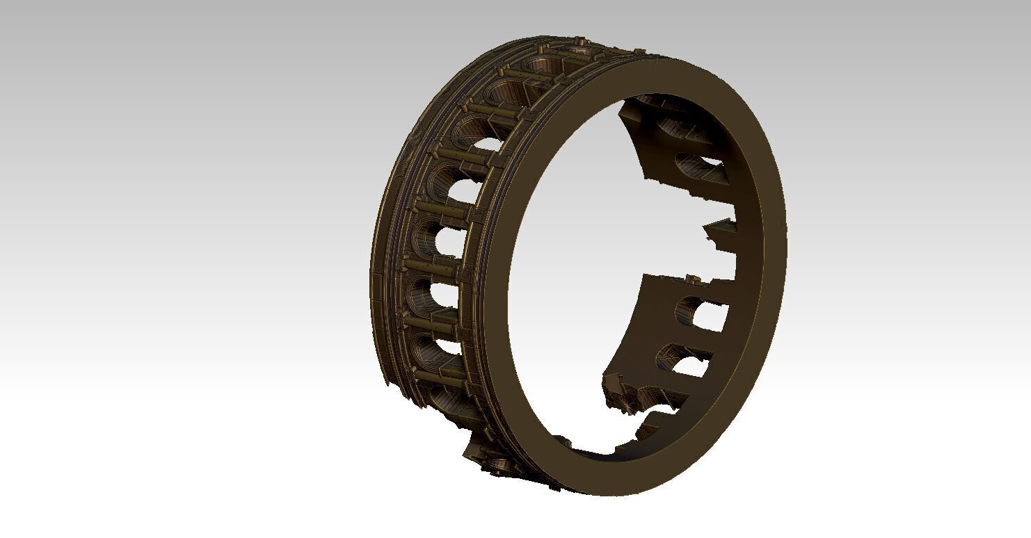 Ring Roman Colosseum 3D print model_11