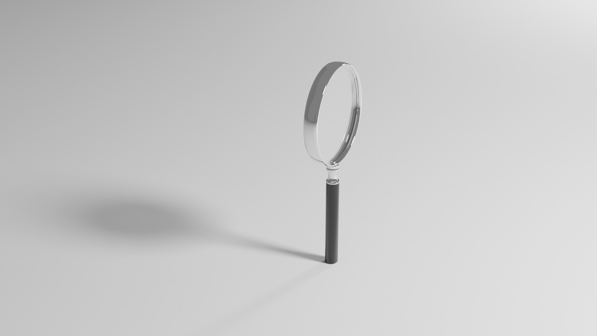 magnifying glass Free low-poly 3D model_1