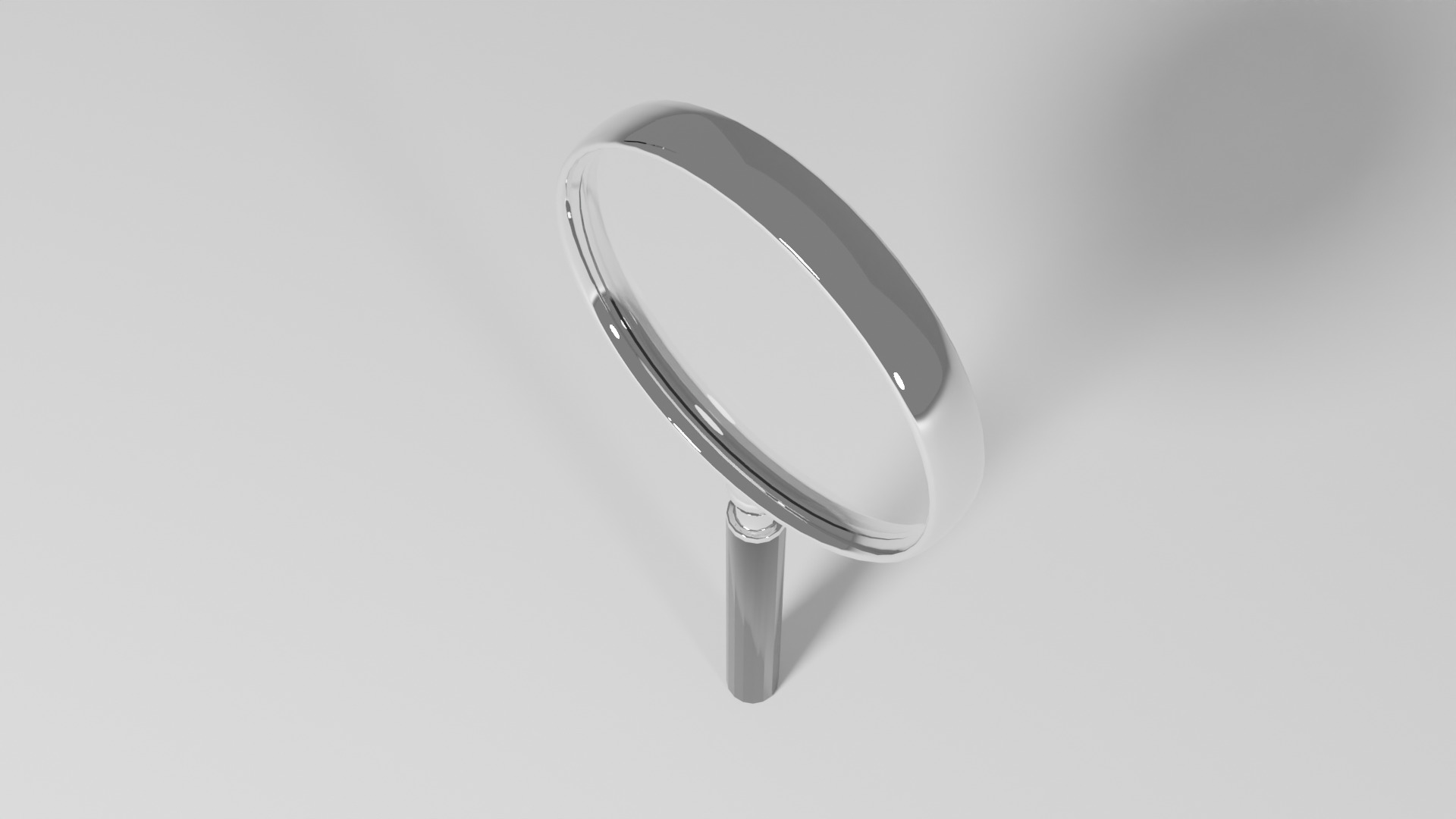 magnifying glass Free low-poly 3D model_3