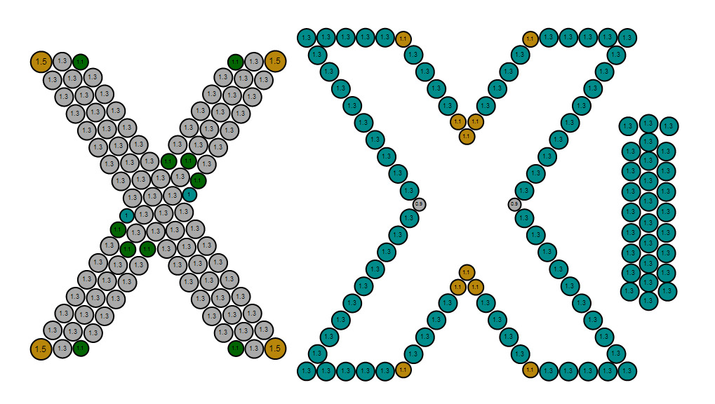 Custom Initial X Letter Diamond Pendant A to Z Alphabet Necklace 3D print model_19