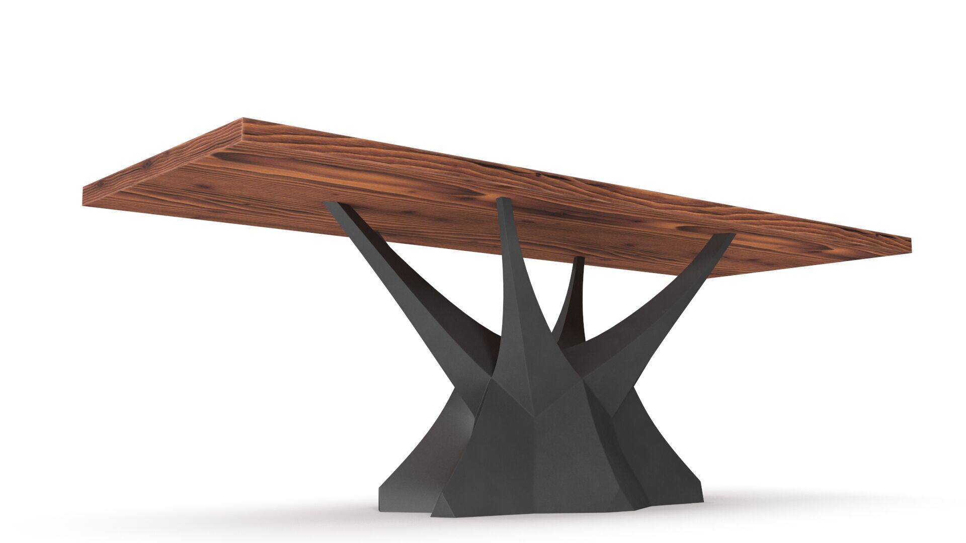 Modern table Low-poly 3D model_6