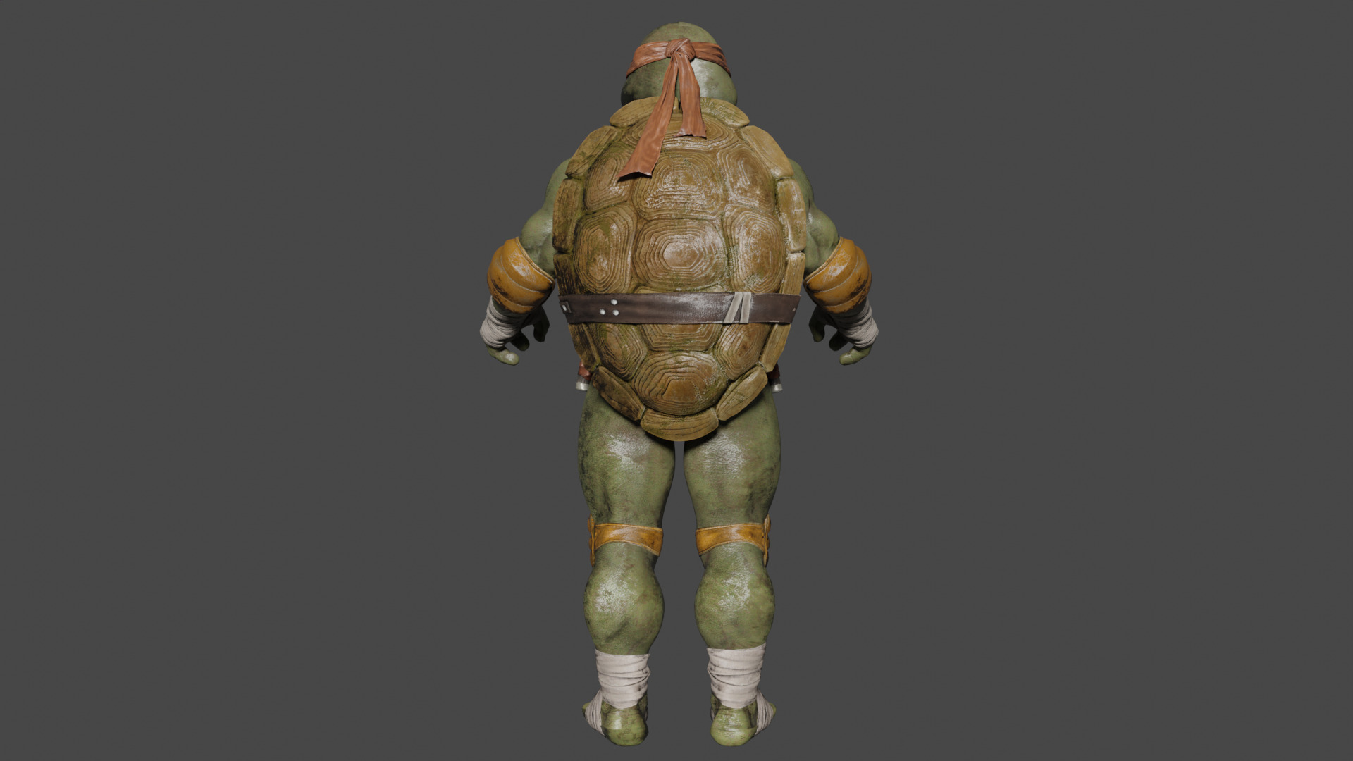 Michelangelo Low-poly 3D model_4