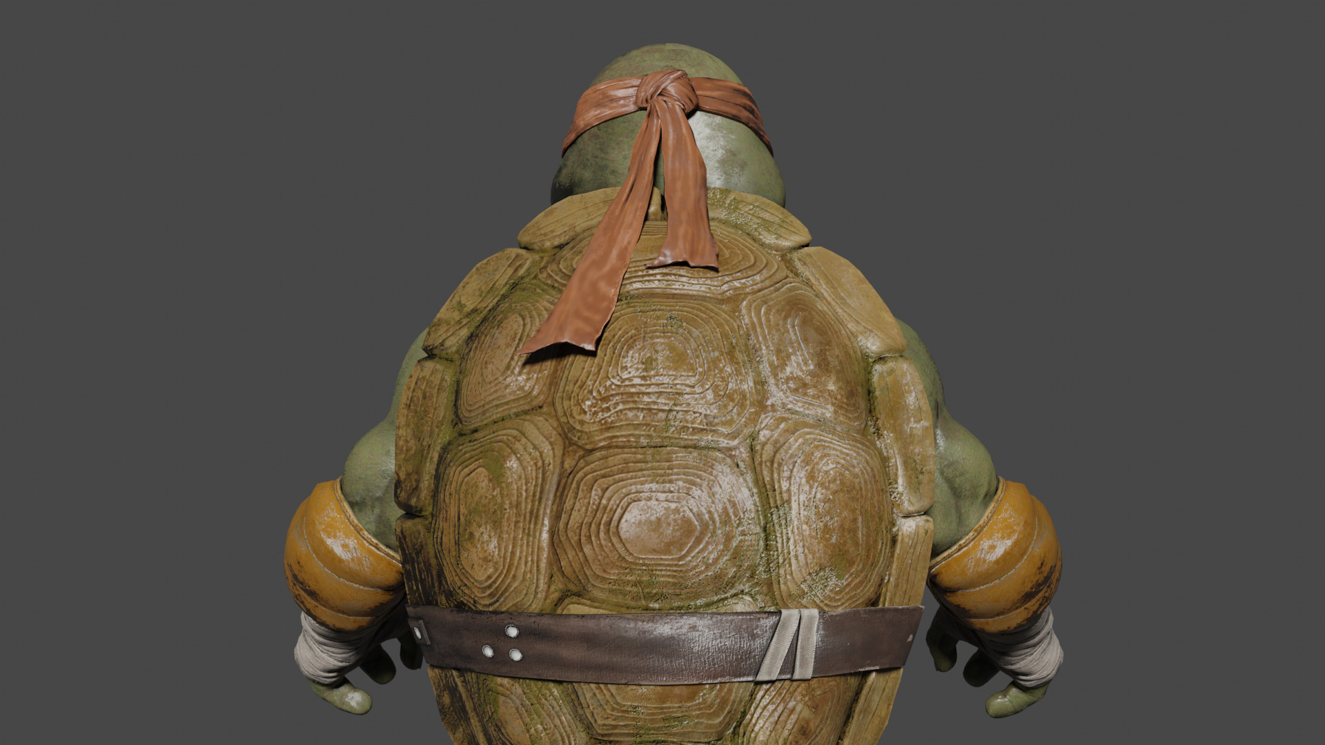 Michelangelo Low-poly 3D model_5