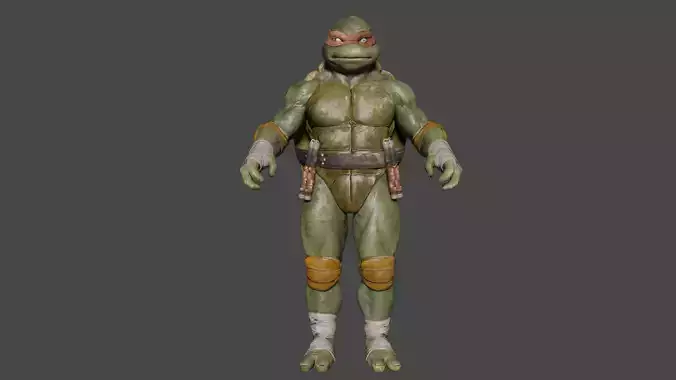 Michelangelo Low-poly 3D model Michelangelo Low-poly 3D model
