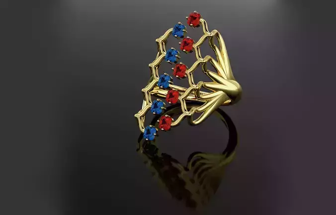 Wedding ring 3D print model